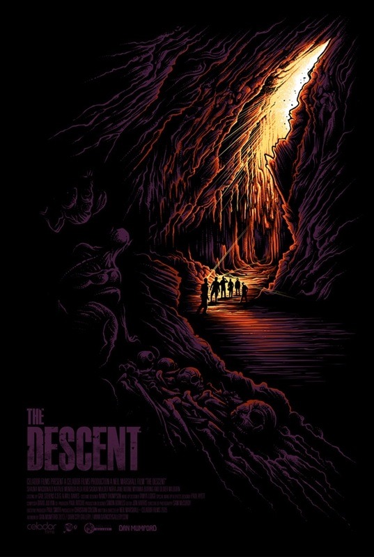 پوستر فیلم سینمایی Descent که داستانش بسیار نزدیک به بازی Sub Terra است